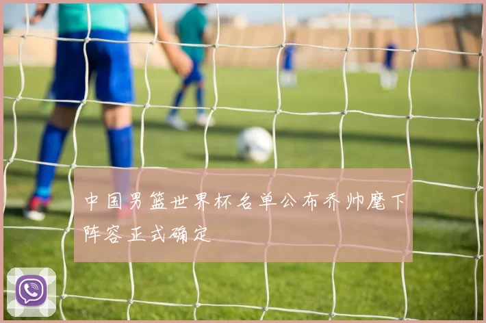 中国男篮世界杯名单公布乔帅麾下阵容正式确定